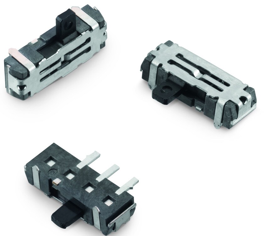 Ws Slsu Smt Mini Slide Switch Same Side Connection 8 7x3 0 Mm Electromechanical Components Wurth Elektronik Product Catalog