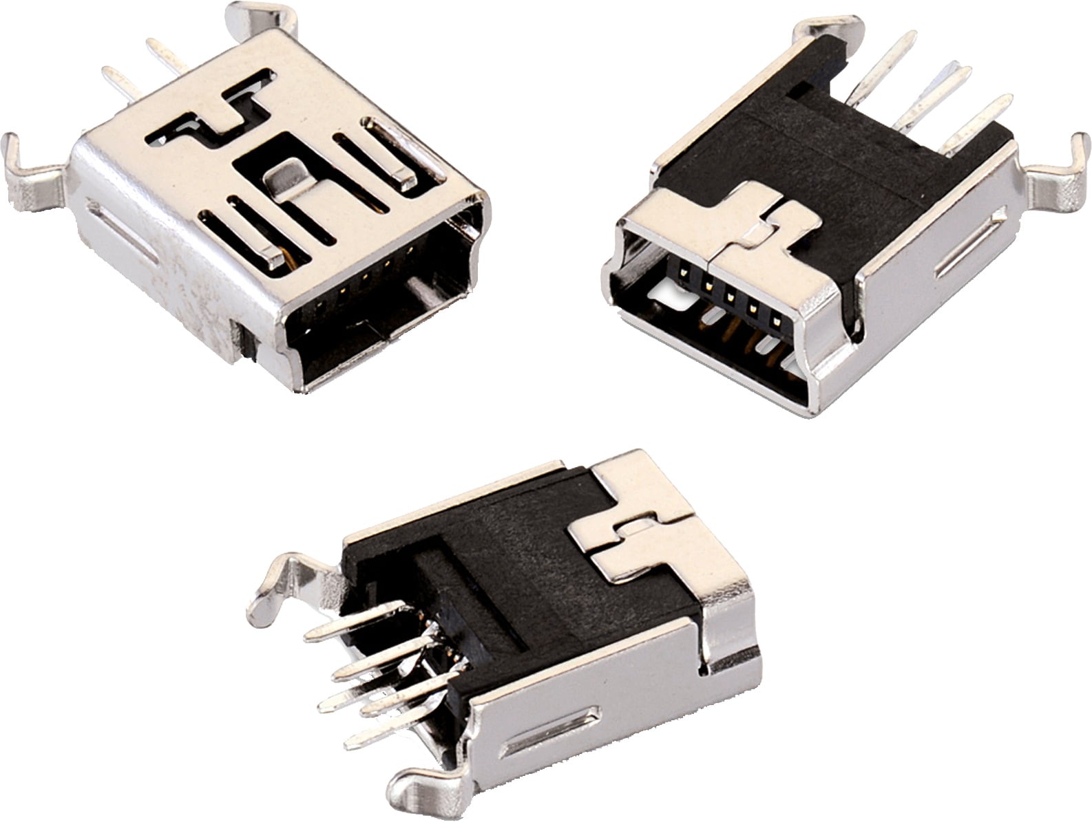 WR-COM USB 2.0 Type Vertical 5 Contacts | Electromechanical Components | Würth Product Catalog