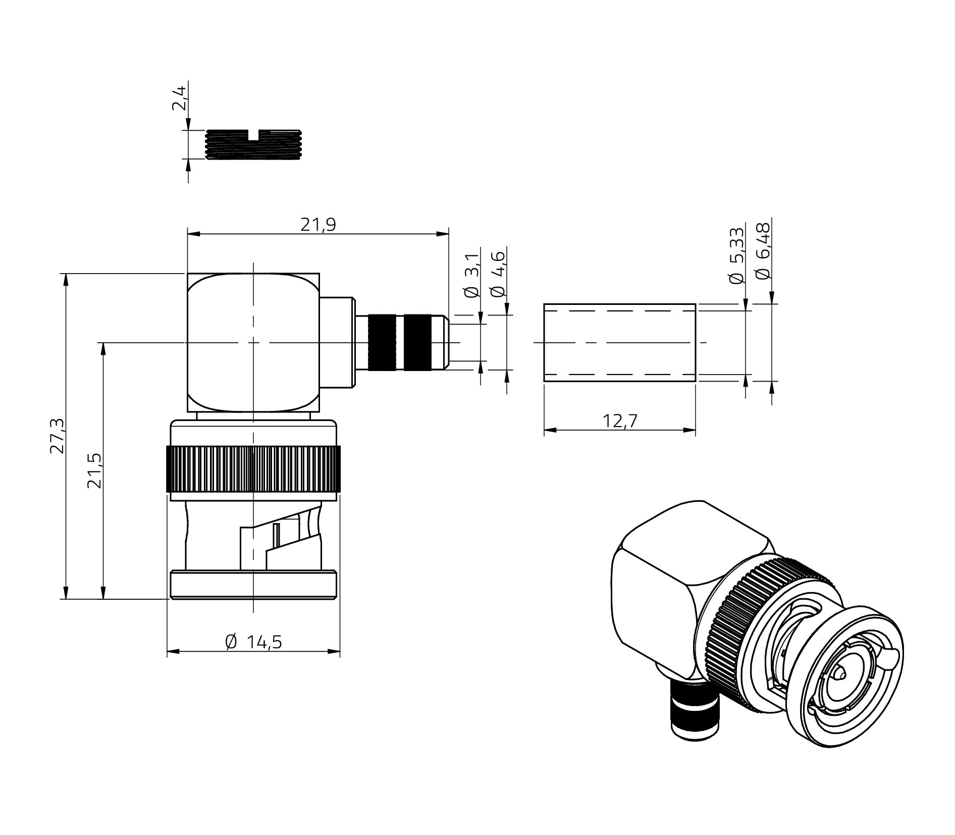 WR-BNC BNC Cable Connectors | Electromechanical Components | Würth ...