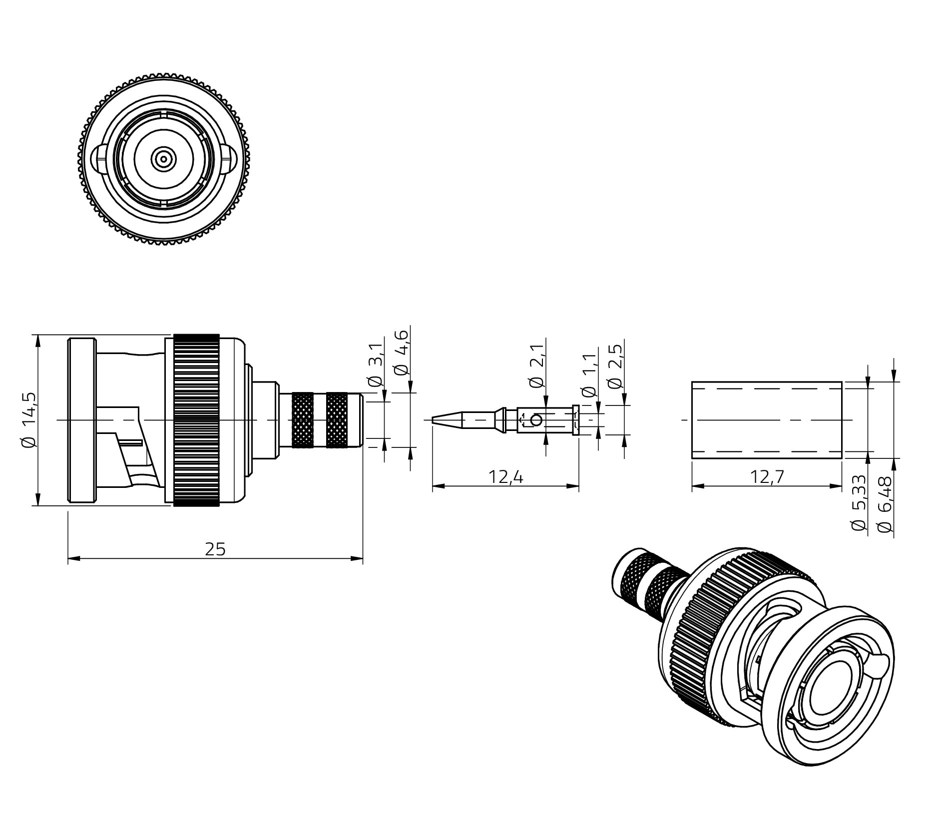 WR-BNC BNC Cable Connectors | Electromechanical Components | Würth ...