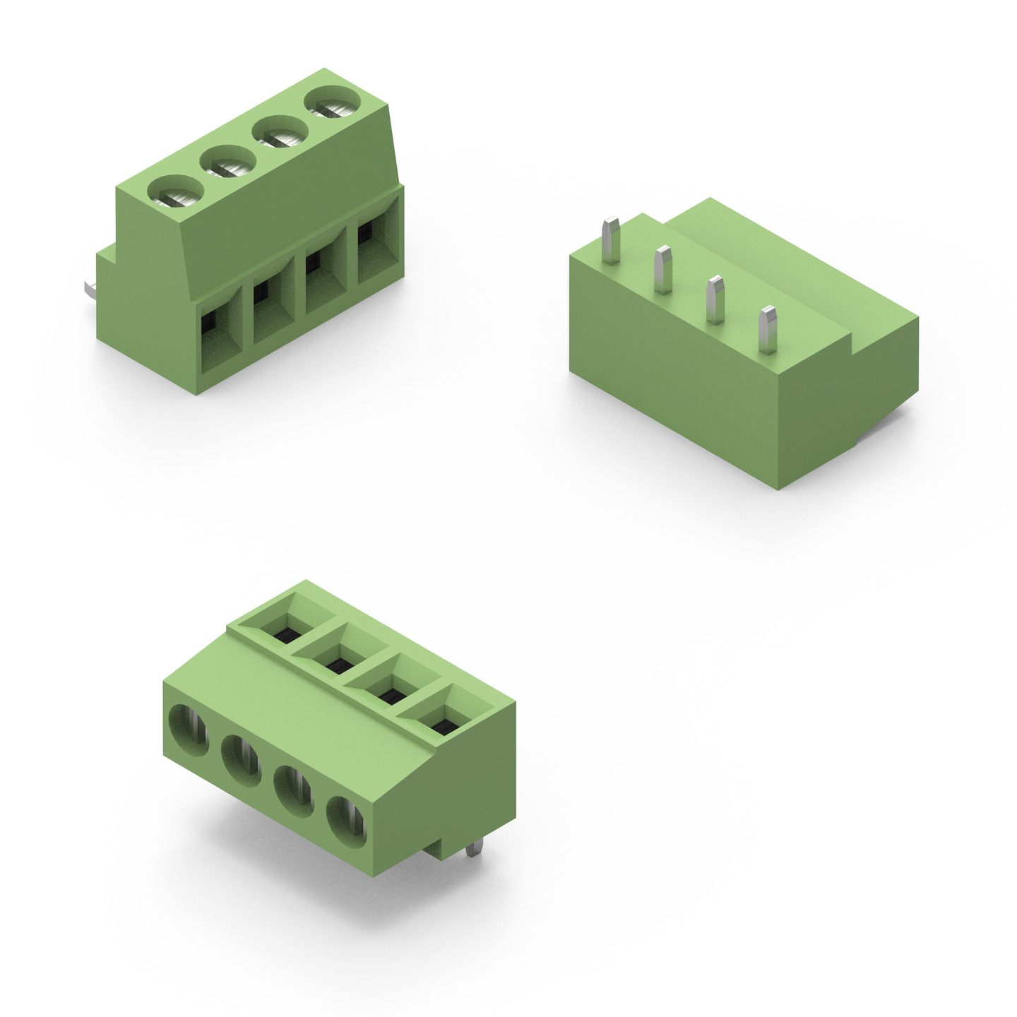 WR-TBL Series 2427 - 5.00 mm Vertical Entry w. Rising Cage Clamp
