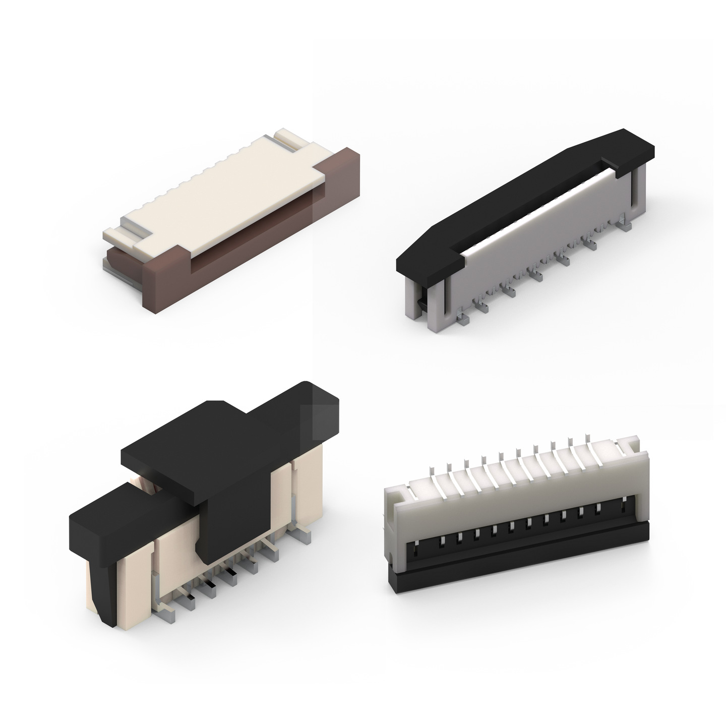 WR-FPC Zero Insertion Force Connectors - 1.00 mm