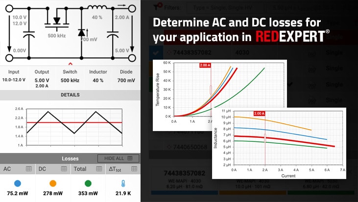 CM Redexpert Losses Simulator Schematic representations of the REDEXPERT loss simulator