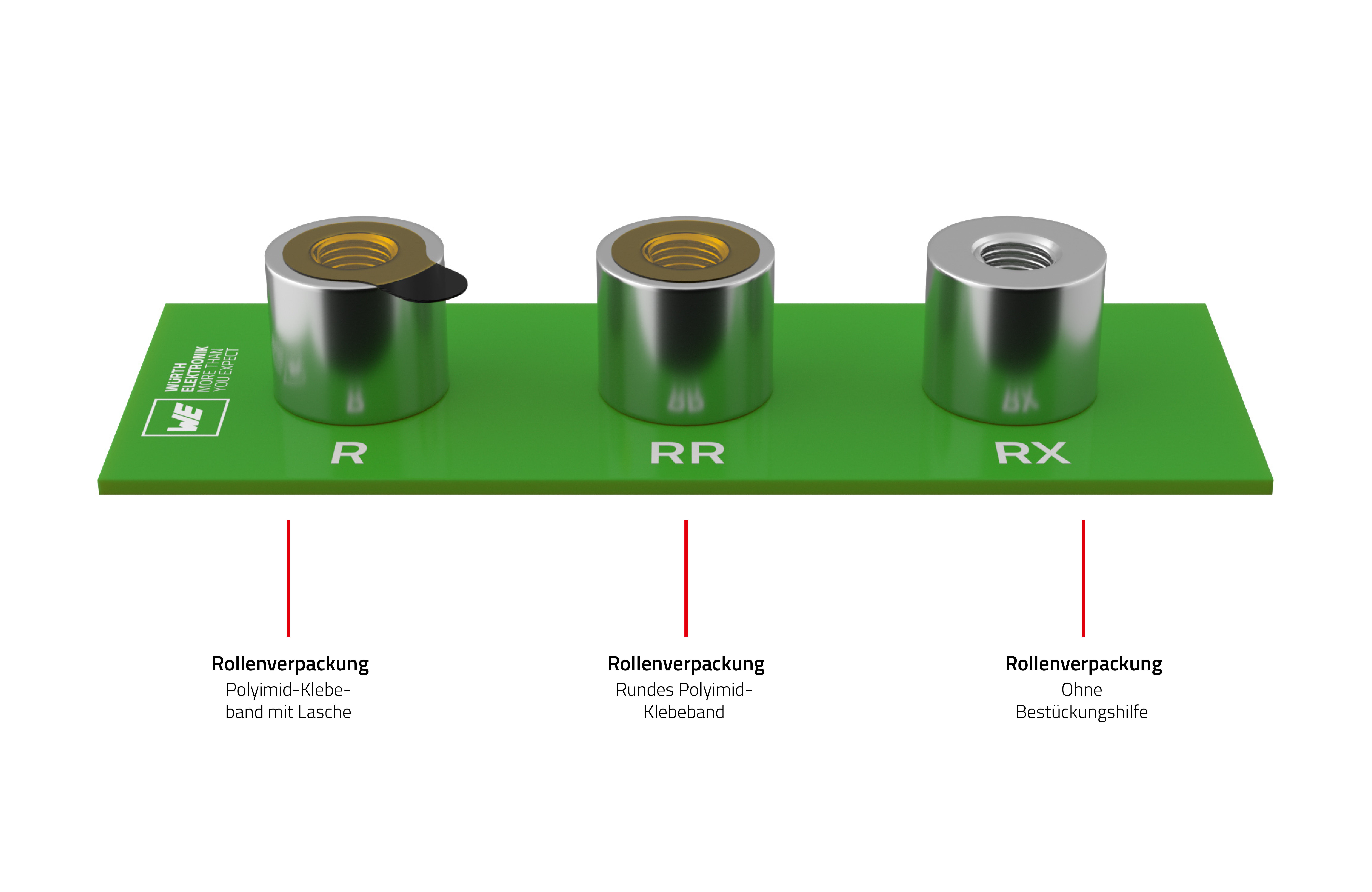 SMT Spacer Verpackungsvarianten SMT Spacer Verpackungsvarianten