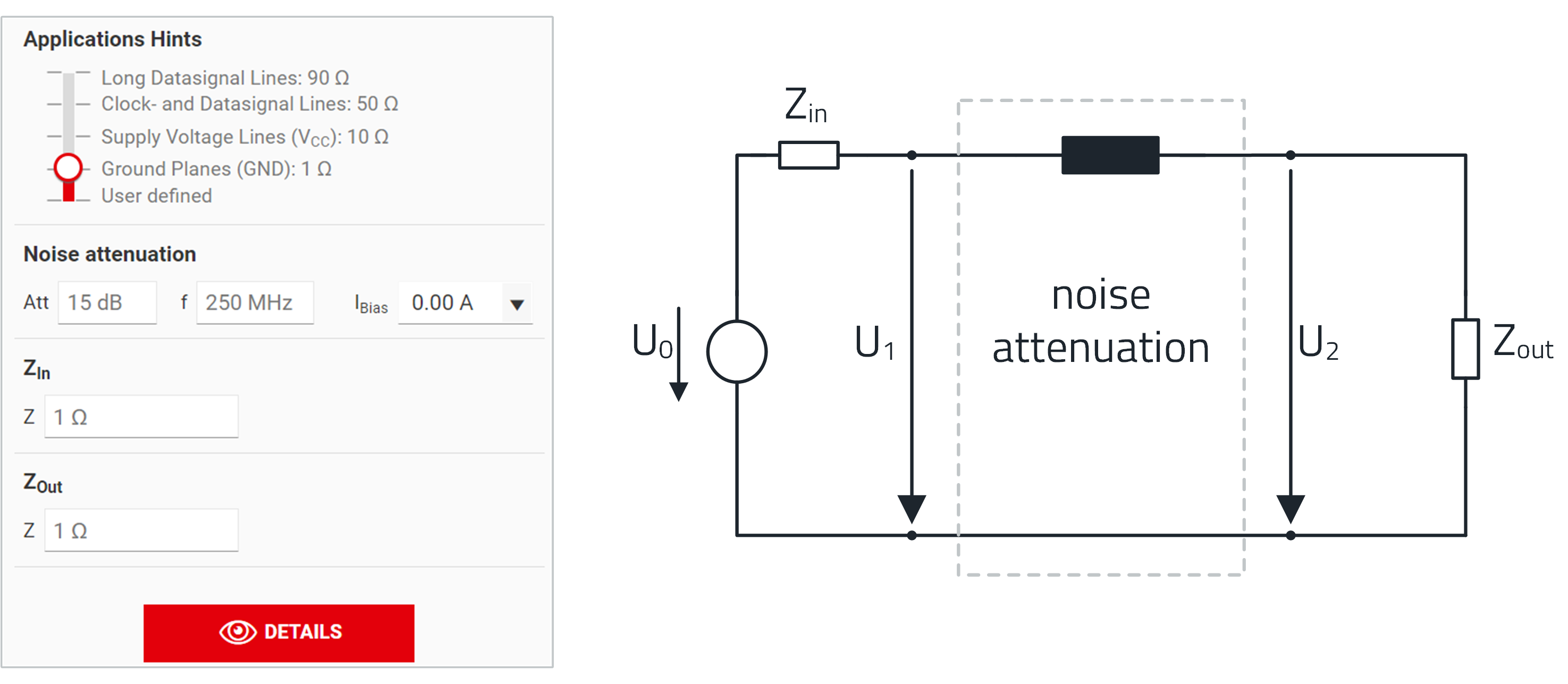 CM-WE-CBF Redexpert Modul Screenshot aus dem Ferrit-Designer in REDEXPERT